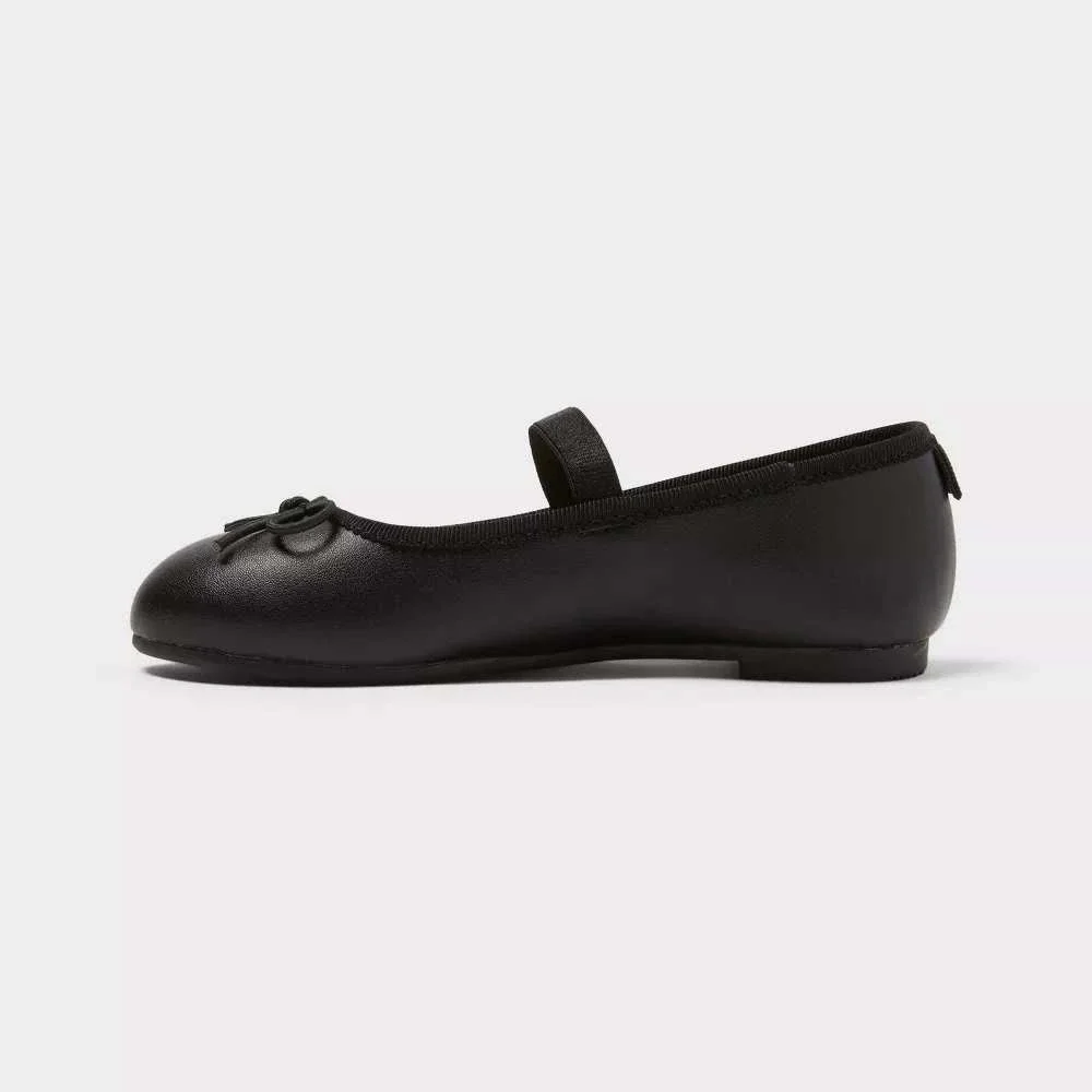Toddler Cat & Jack Nora Ballet Flats Black Size 8T New With Tags